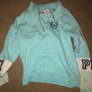 Brand new never worn Victoria secret pink half zip
